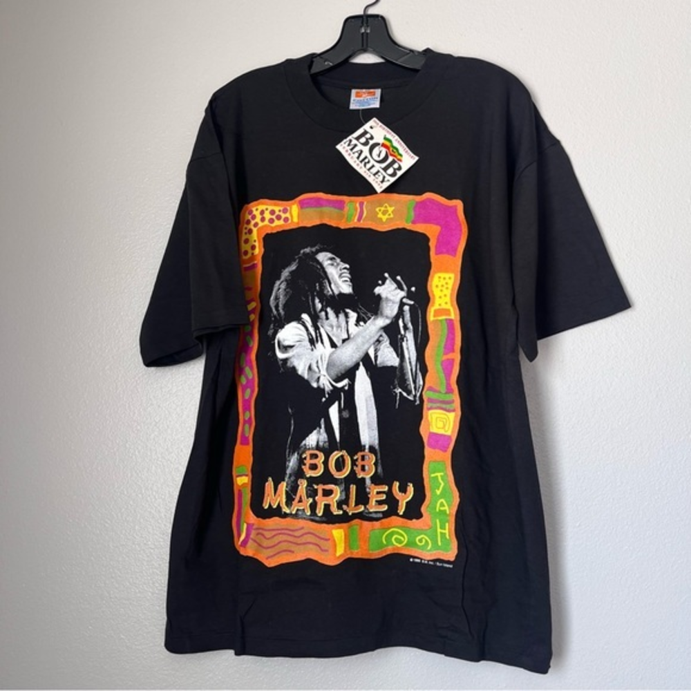 Bob Marley 50th Anniversary Vintage Sun Island Single Stitch‎ Tee Size XL